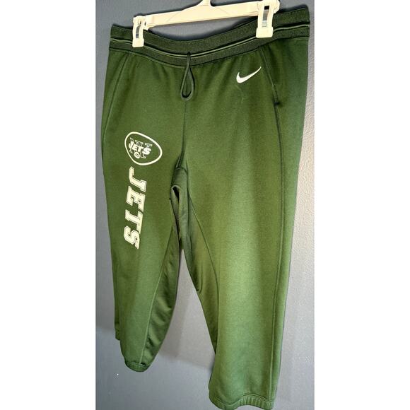 WOMENS NIKE NY JETS GREEN AND WHITE DRAW-STRING JOGGERS SIZE LARGE - Picture 3 of 8